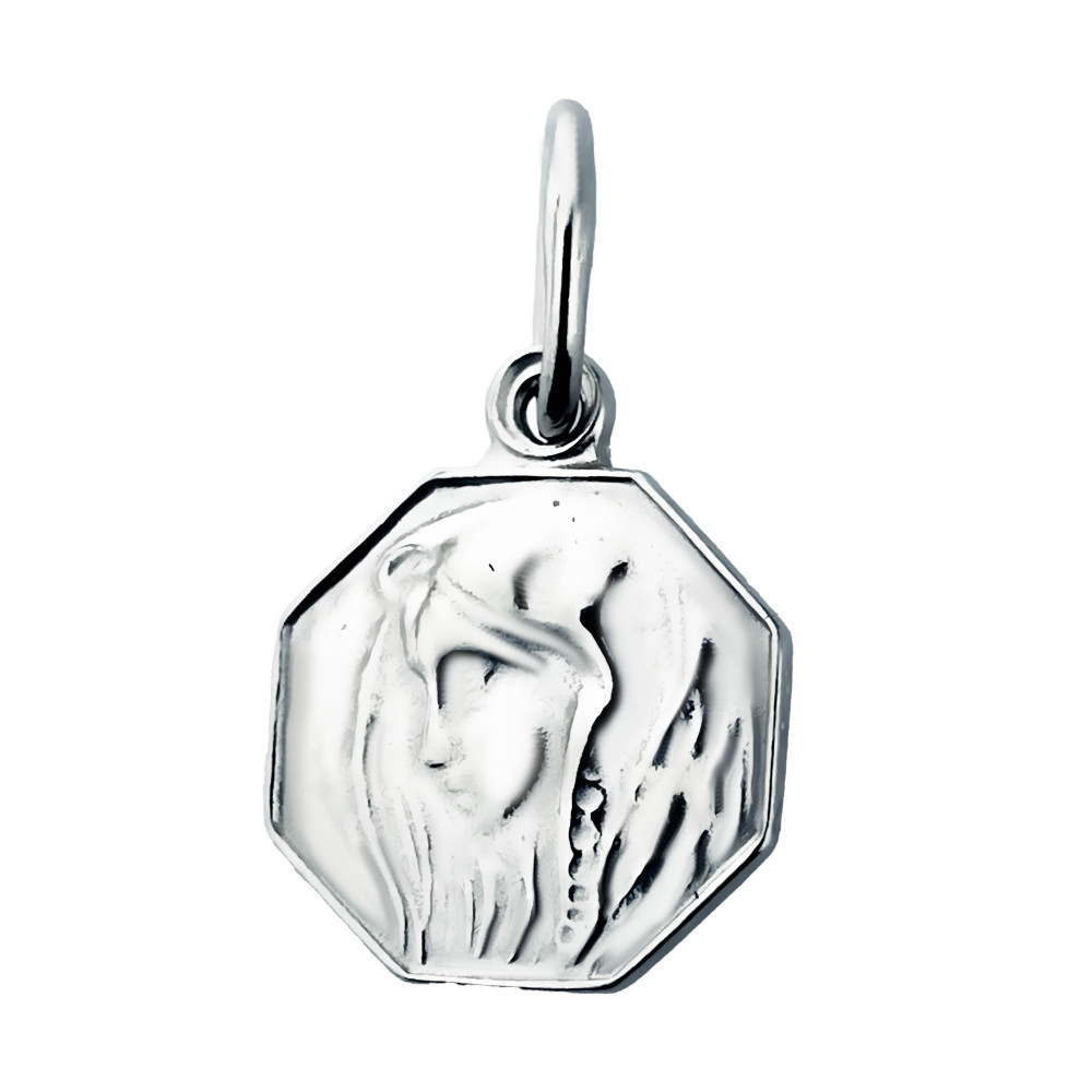 Silber Anhänger Madonna Maria Erstkommunion 925er