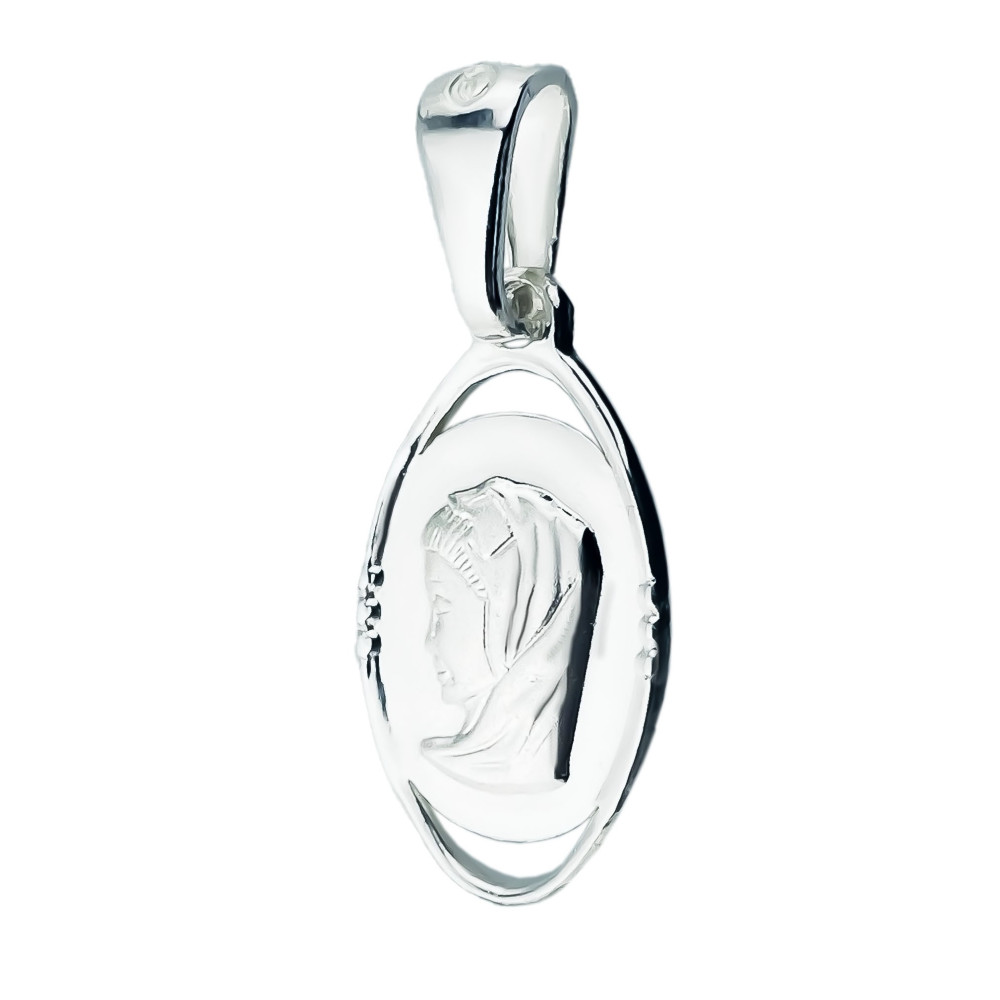 Silber Anhänger Madonna Maria Erstkommunion 925er