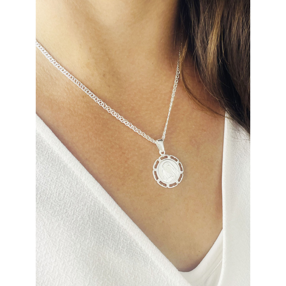 copy of Złoty wisiorek zawieszka rozeta ażurowa