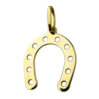 Anhänger Kettenanhänger Gold Goldanhänger Hufeisen 585er 14KT