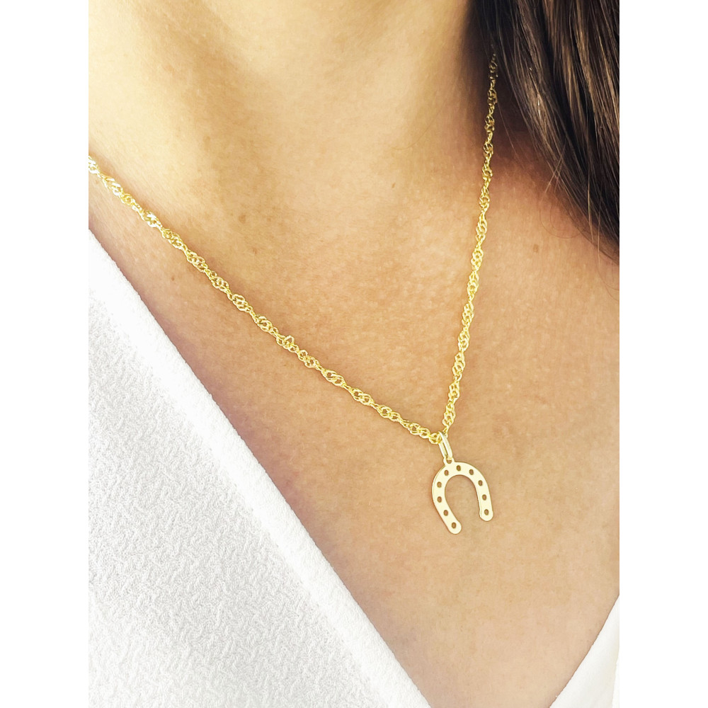 copy of Złoty wisiorek zawieszka rozeta ażurowa