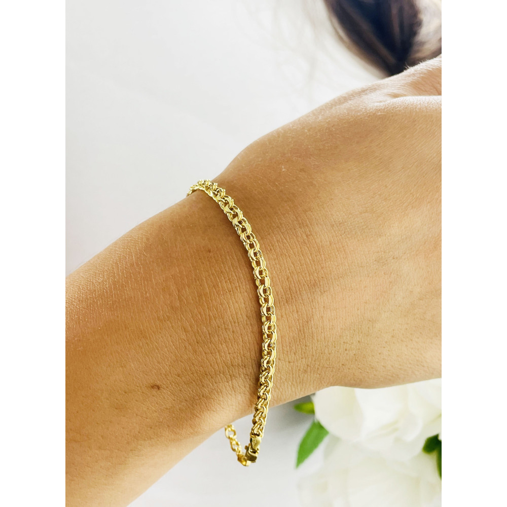 Złota bransoletka Garibaldi