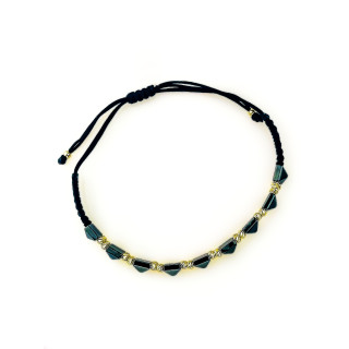 Armband Armkette String Armband goldenen Perlen und Hämatit