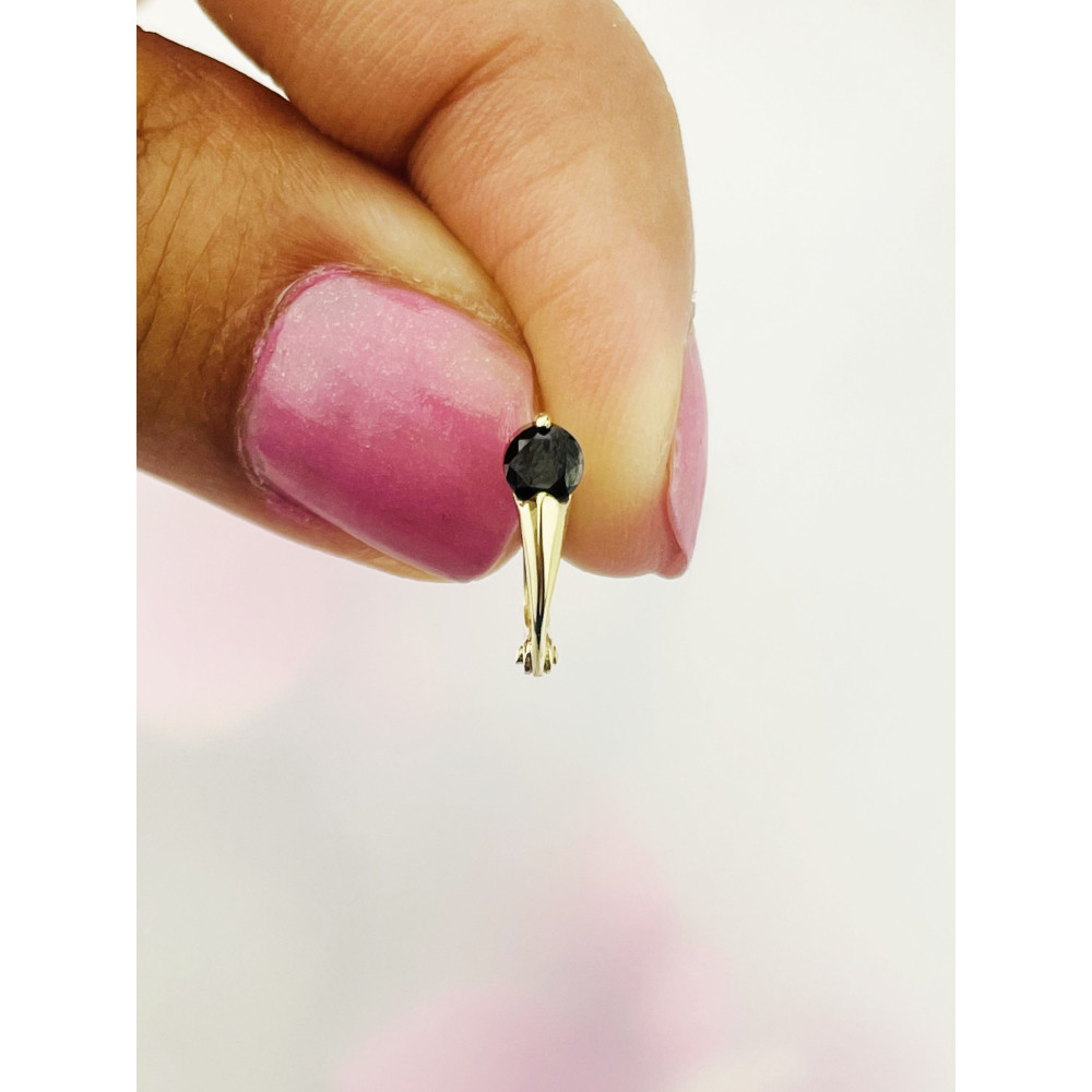 Gold Ohrringe Mit Onyx Ohrhänger Ohrstecker Ohrschmuck Gelbgold