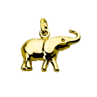 Anhänger Kettenanhänger Gold Goldanhänger Elefant 585er 14KT