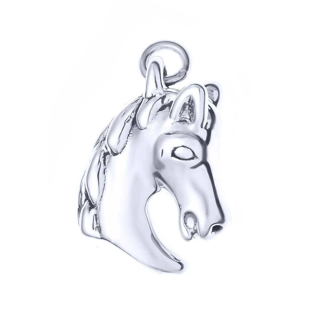 Silber Anhänger Pferd Figur