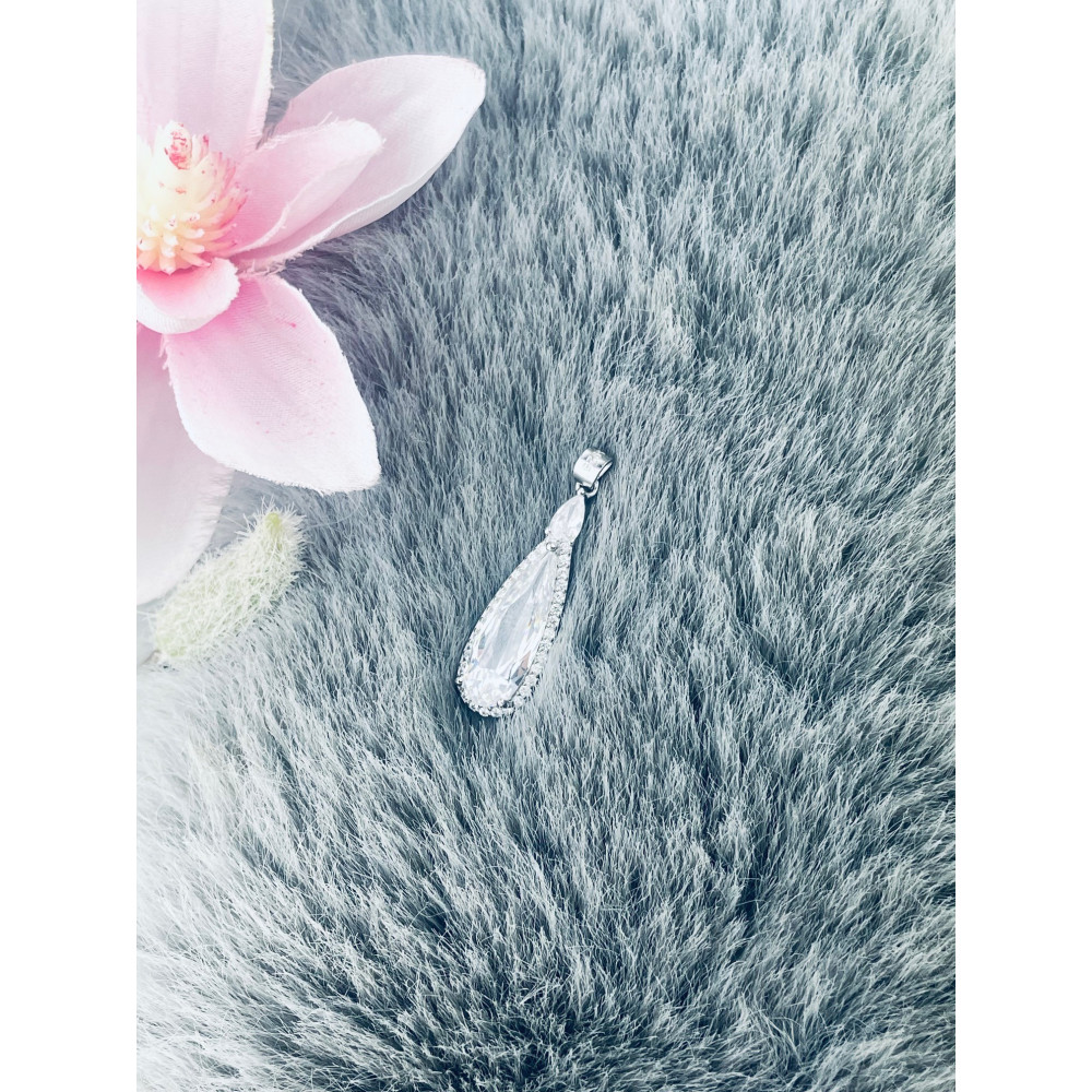 copy of Złoty wisiorek zawieszka rozeta ażurowa