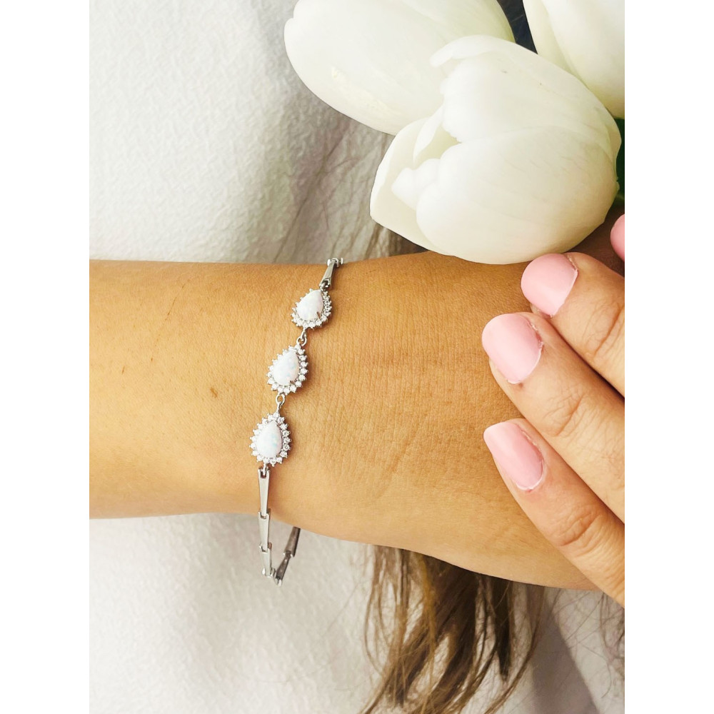 copy of Złota bransoletka celebrytka serce nieskończoność