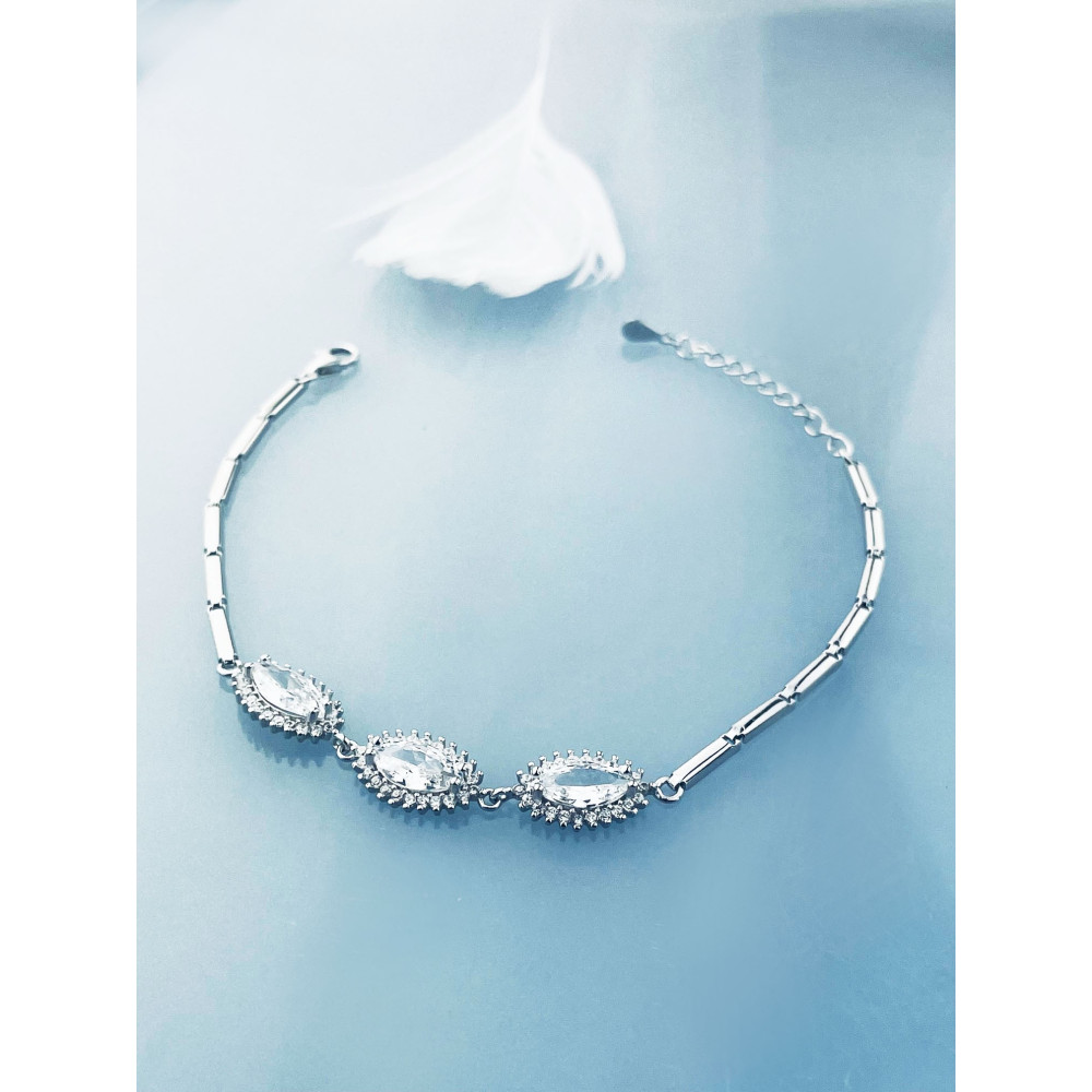 Armband 925 Silber mit Zirkonia
