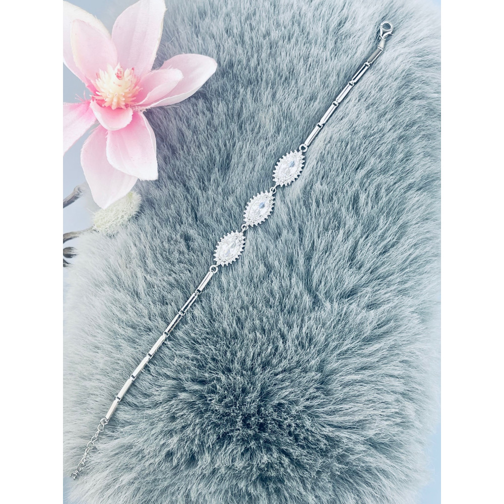 Armband 925 Silber mit Zirkonia