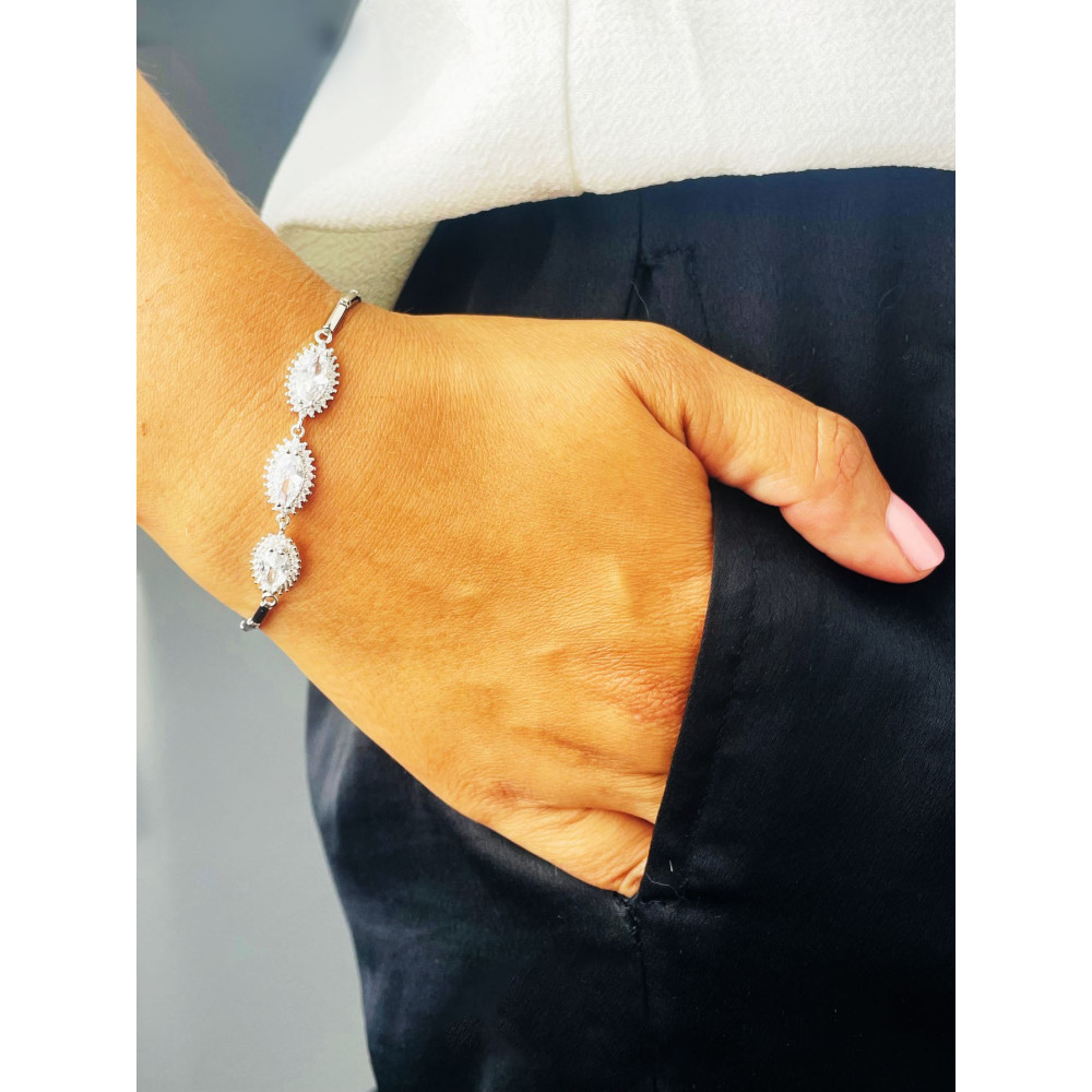 Armband 925 Silber mit Zirkonia