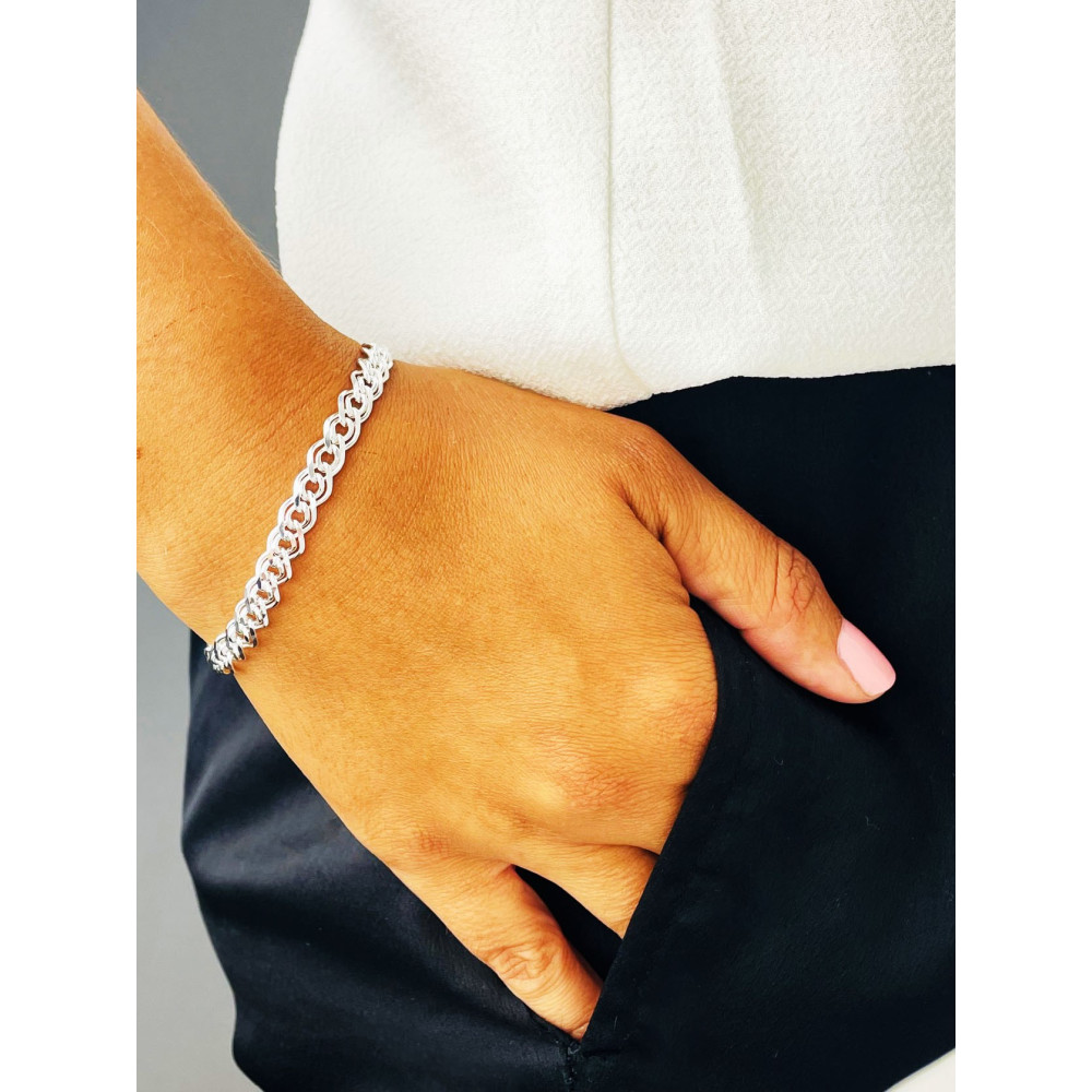 Mona Lisa Silberarmband 925 Silber