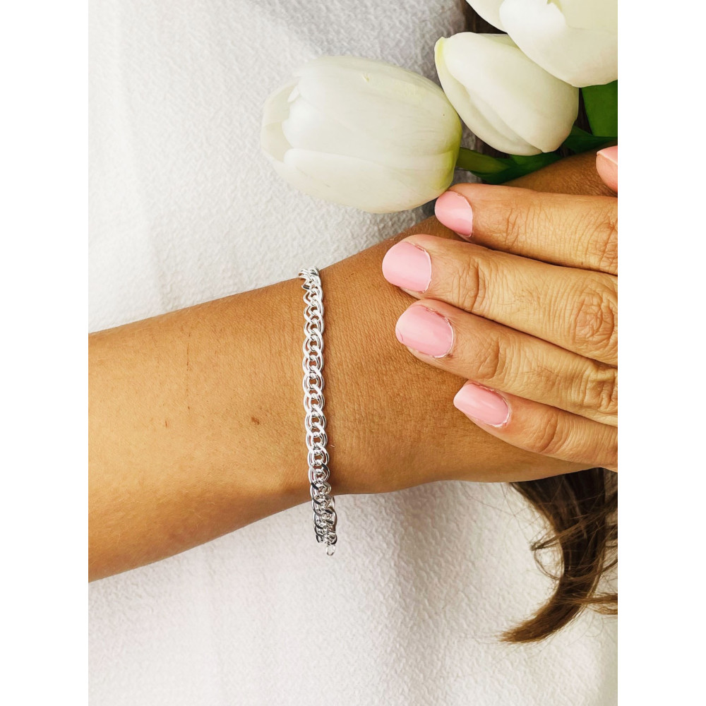 Mona Lisa Silberarmband 925 Silber