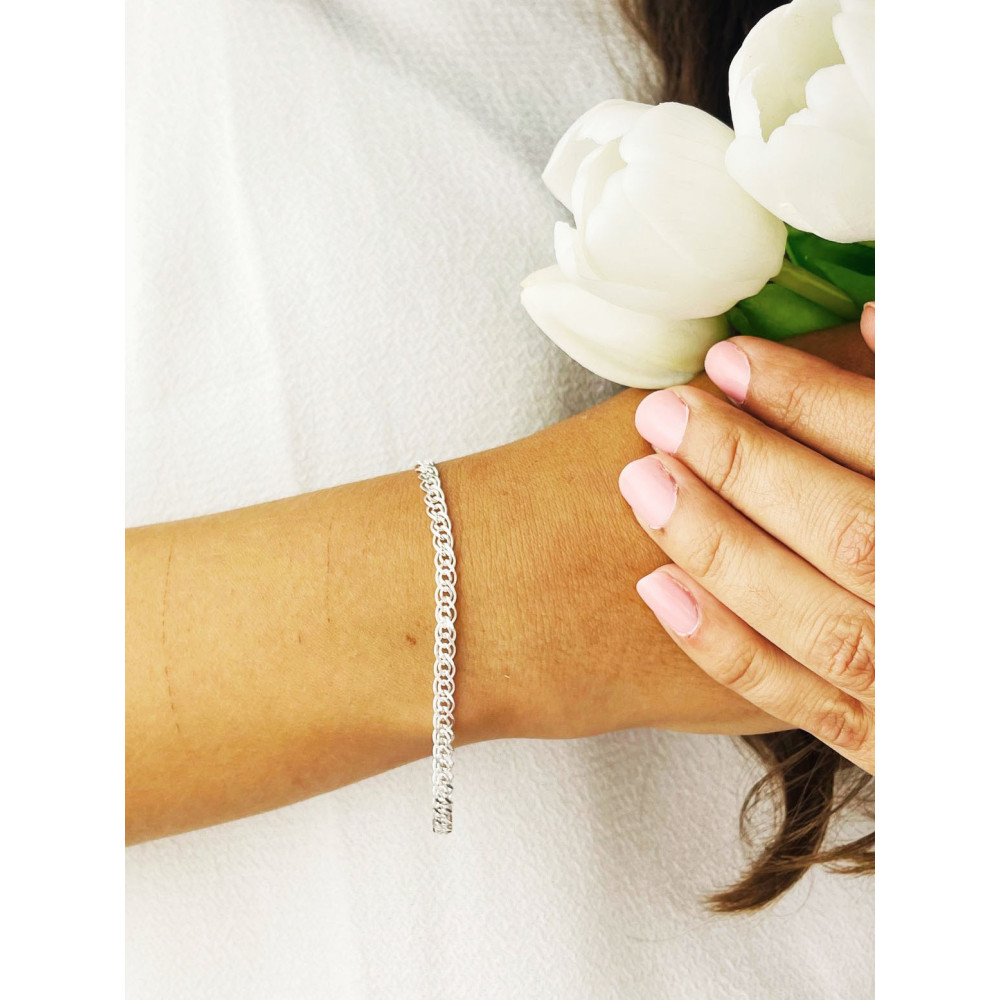 Mona Lisa Silberarmband 925 Silber