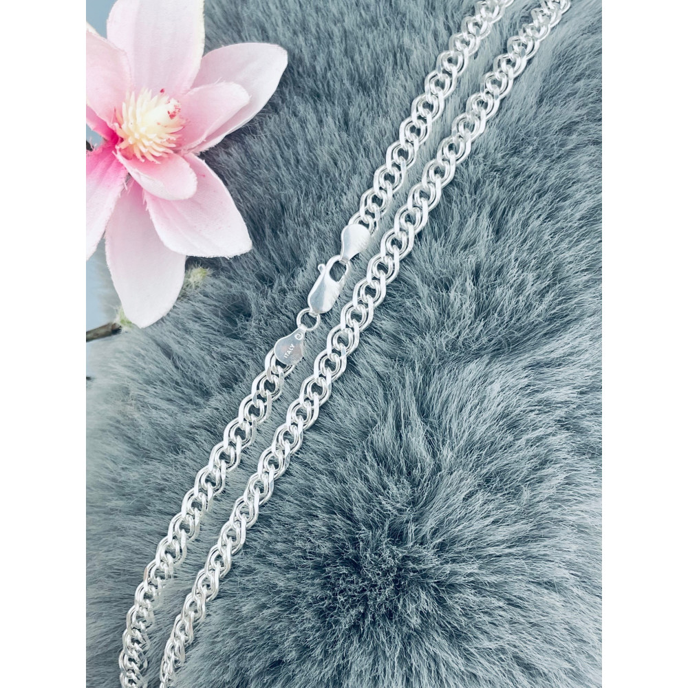 925 Silber Halskette Collier Mona Lisa