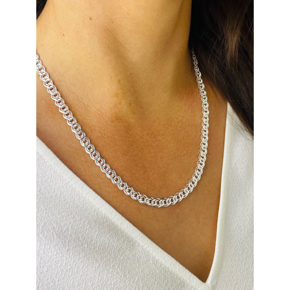 925 Silber Halskette Collier Mona Lisa