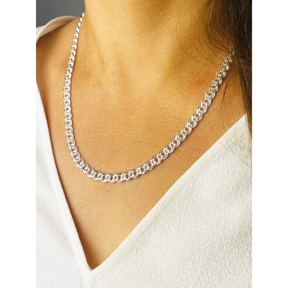 925 Silber Halskette Collier Mona Lisa