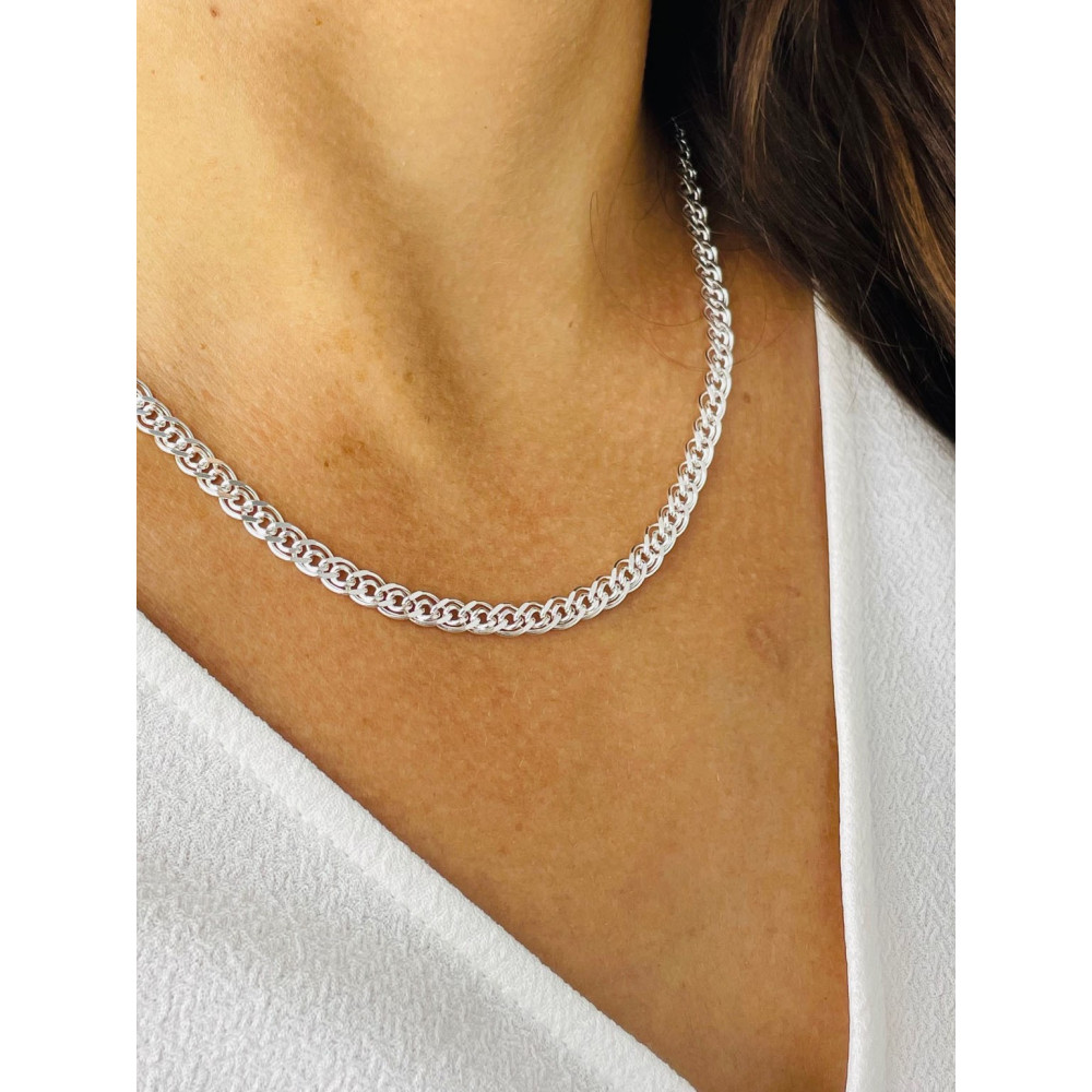 925 Silber Halskette Collier Mona Lisa