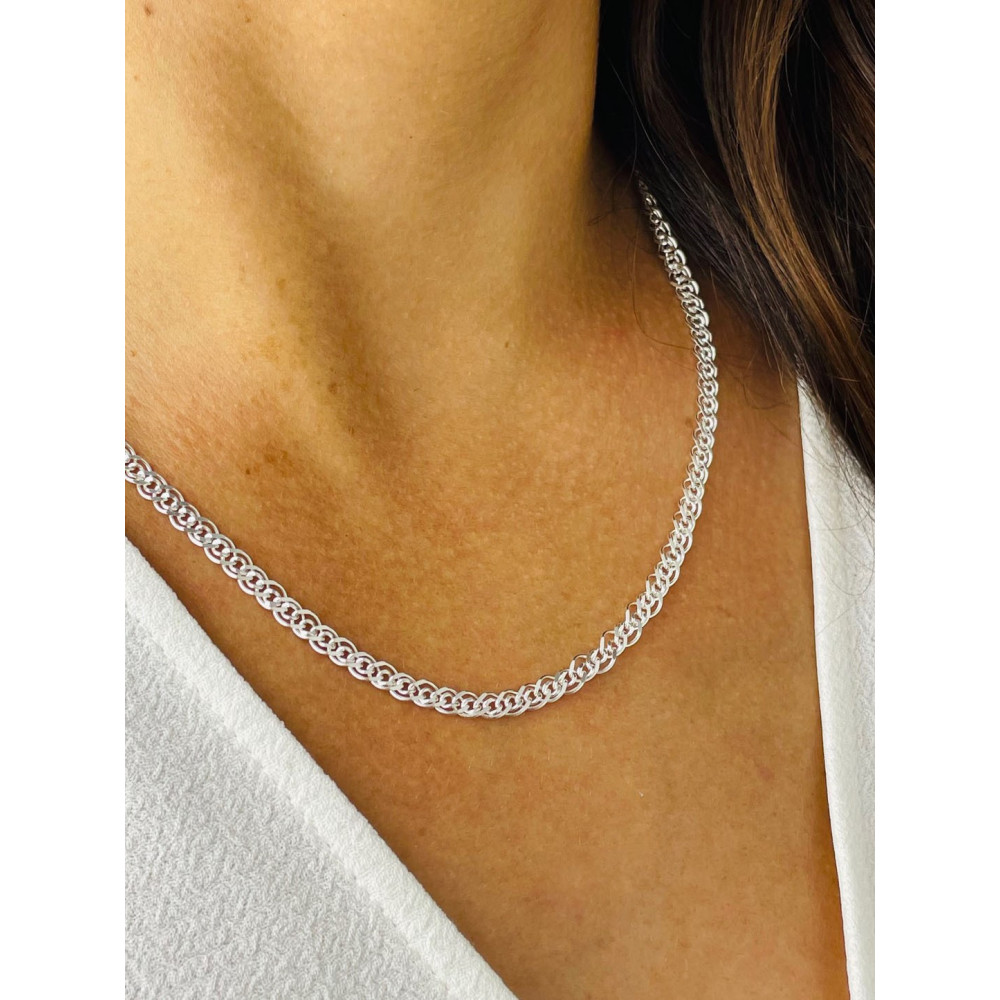 925 Silber Halskette Collier Mona Lisa