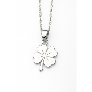 925 Silber Anhänger Kleeblatt Kettenanhänger Singapore Magic