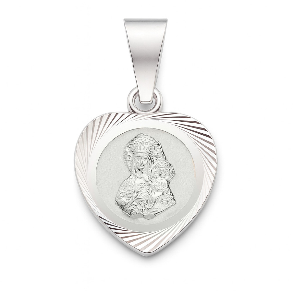 925 Silber Anhänger Madonna Maria mit Jesus