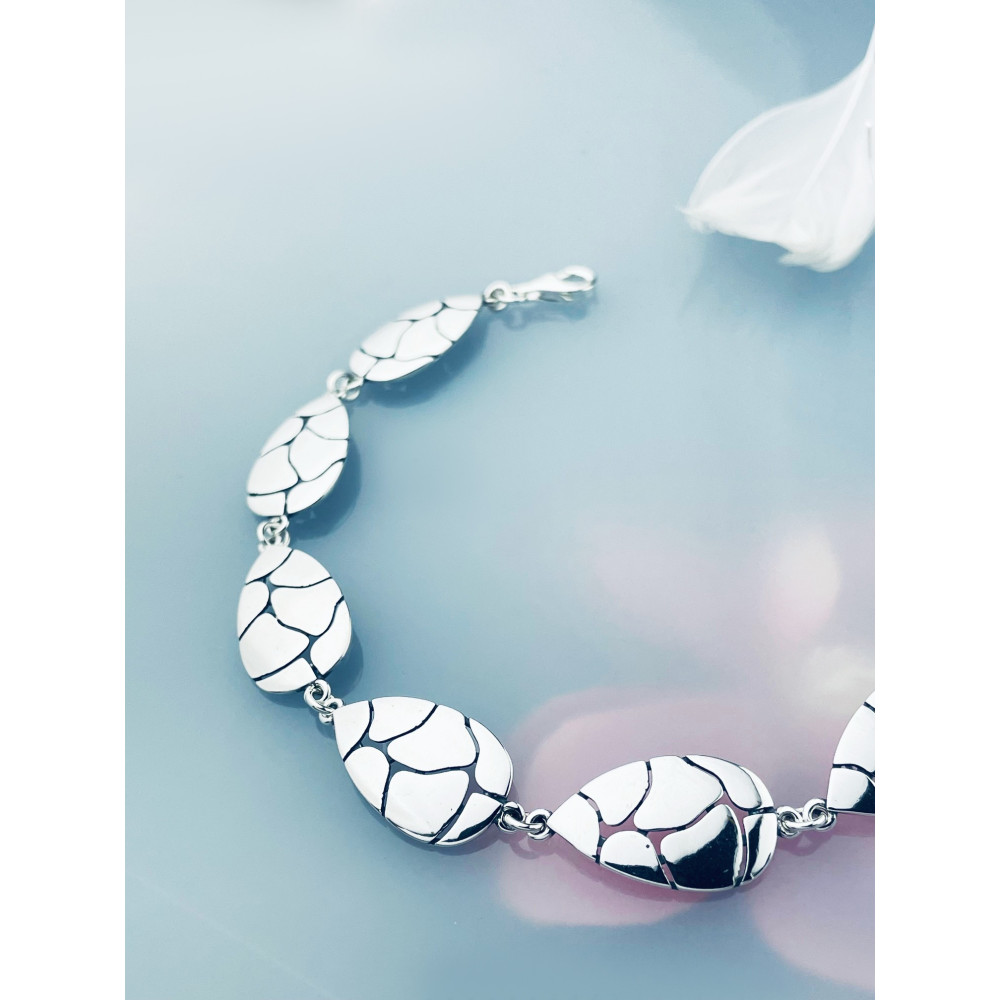 copy of Złota bransoletka celebrytka serce nieskończoność