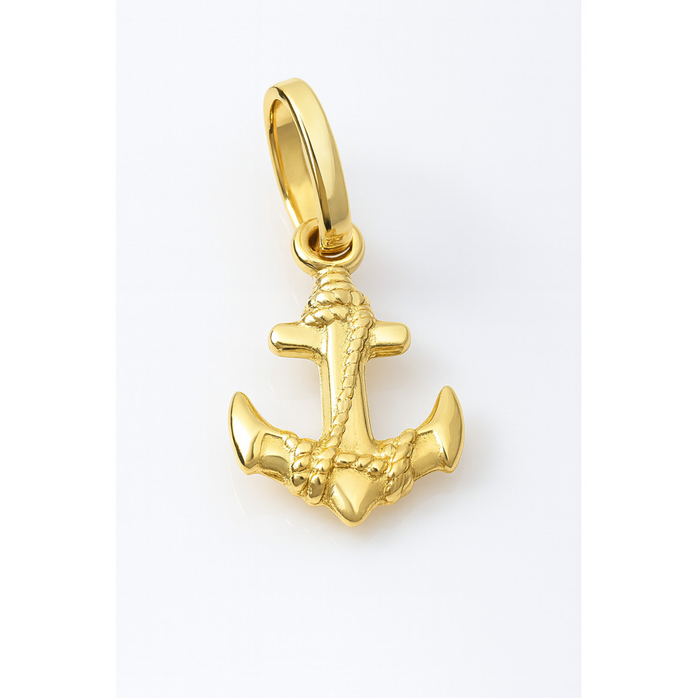 Anhänger Anker Gelbgold Goldanhänger 585er 14KT