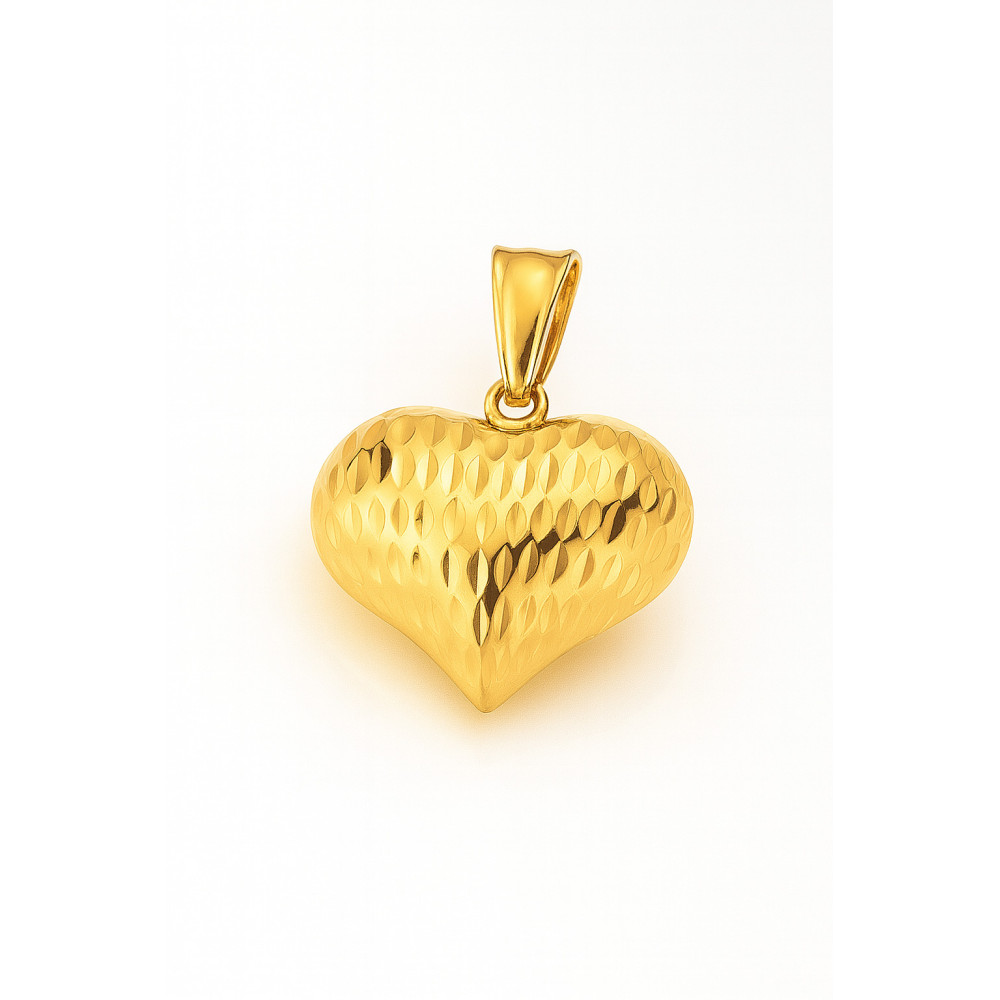 Anhänger Gold Goldanhänger Herz 585er 14KT