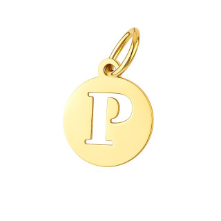 Anhänger Buchstabe P Kettenanhänger Gold Goldanhänger 585er 14KT Gold