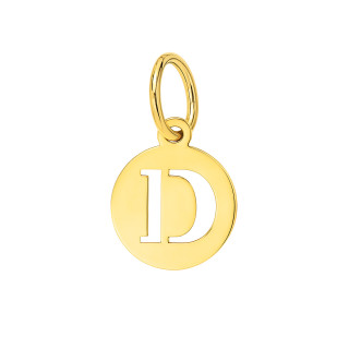 Anhänger Buchstabe D Kettenanhänger Gold Goldanhänger 585er 14KT Gold