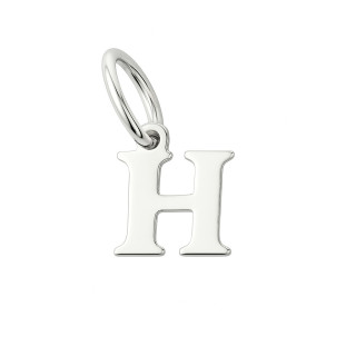 925 Silber Anhänger Buchstabe H Alphabet