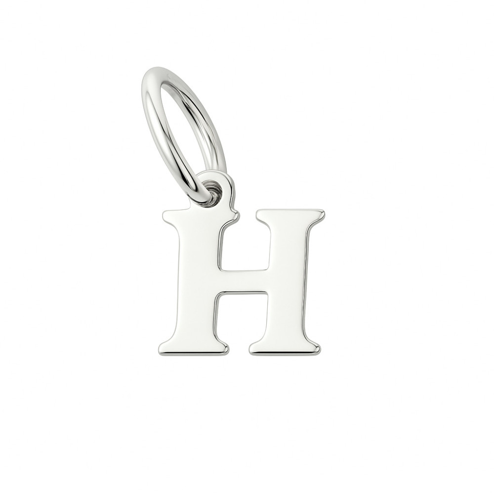 925 Silber Anhänger Buchstabe H Alphabet