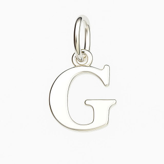 925 Silber Anhänger Buchstabe G Alphabet