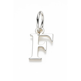 925 Silber Anhänger Buchstabe F Alphabet
