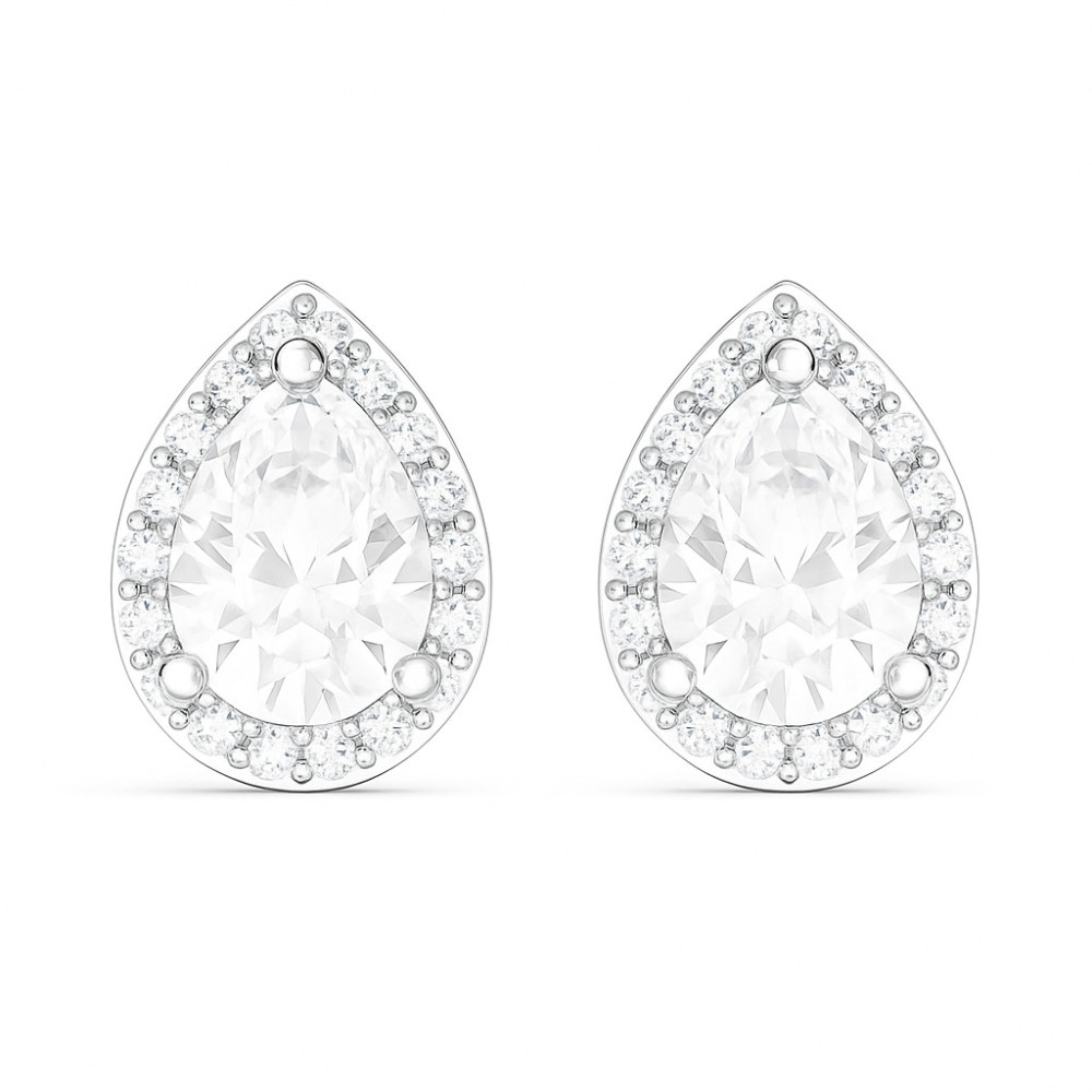 Träne 925 Silber Ohrringe mit Zirkonia