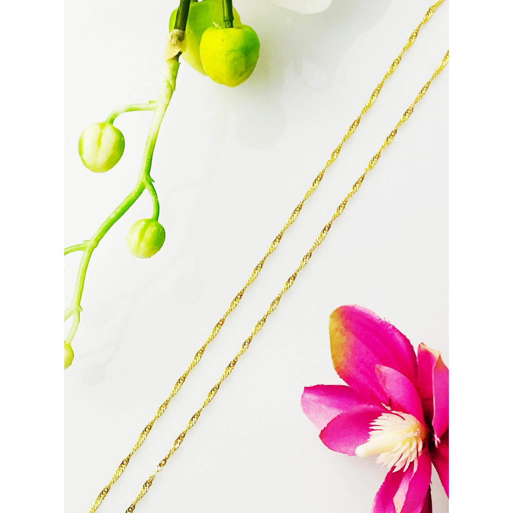 Goldkette Halskette Gelbgold Collier Singapur Magic