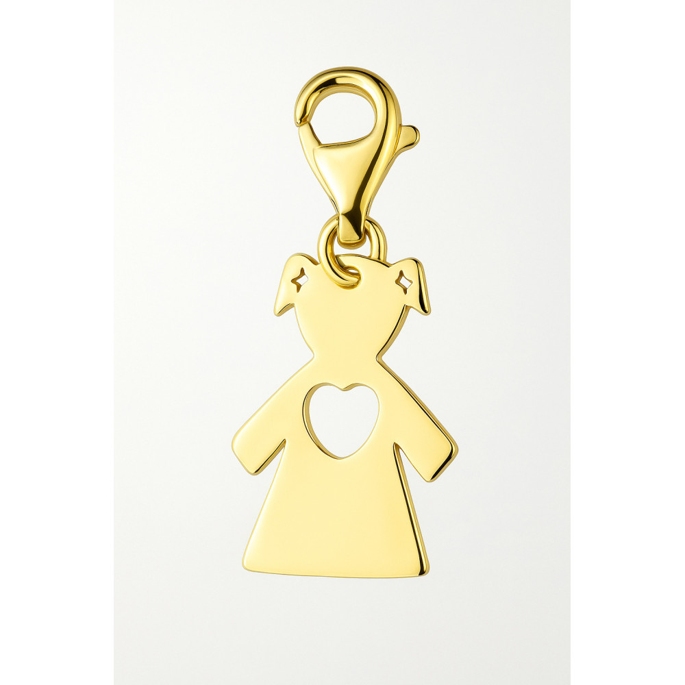 copy of Złoty wisiorek zawieszka rozeta ażurowa