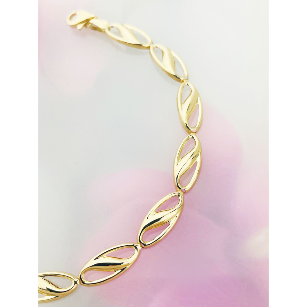 DamenGoldarmband Armband Armkette Gelbgold 375er 9KT