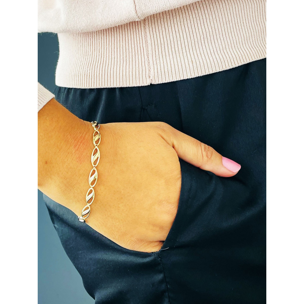 DamenGoldarmband Armband Armkette Gelbgold 375er 9KT