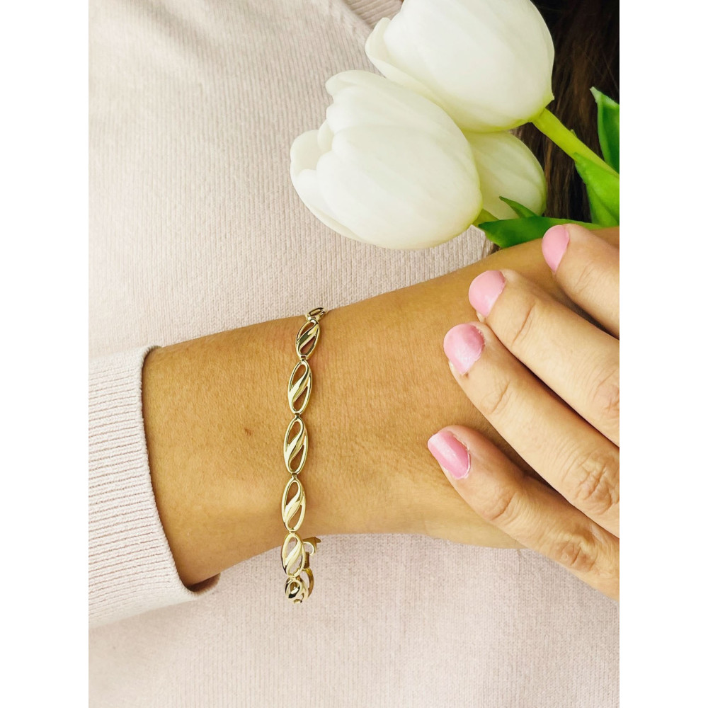 DamenGoldarmband Armband Armkette Gelbgold 375er 9KT