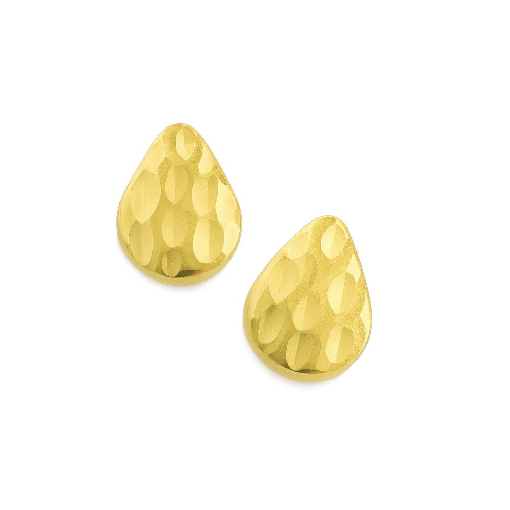 Gold Ohrringe Träne Ohrhänger Ohrstecker Ohrschmuck Gelbgold Gold 585er 14KT