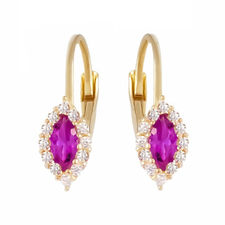 Gold Ohrringe Mit Zirkonia Ohrhänger Ohrstecker Ohrschmuck Gelbgold