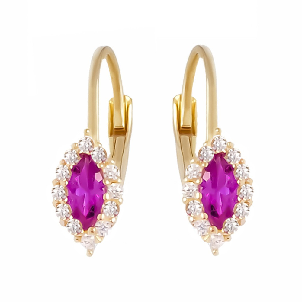 Gold Ohrringe Mit Zirkonia Ohrhänger Ohrstecker Ohrschmuck Gelbgold