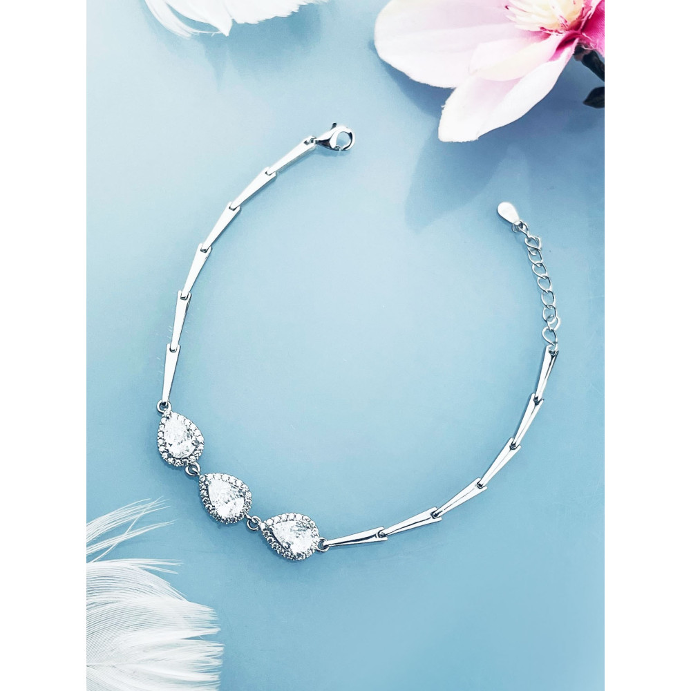 Armband 925 Silber mit Zirkonia