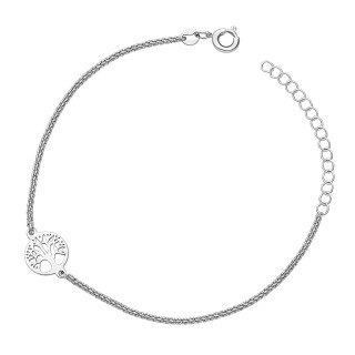 Baum Armband 925 Silber Damen Kinder