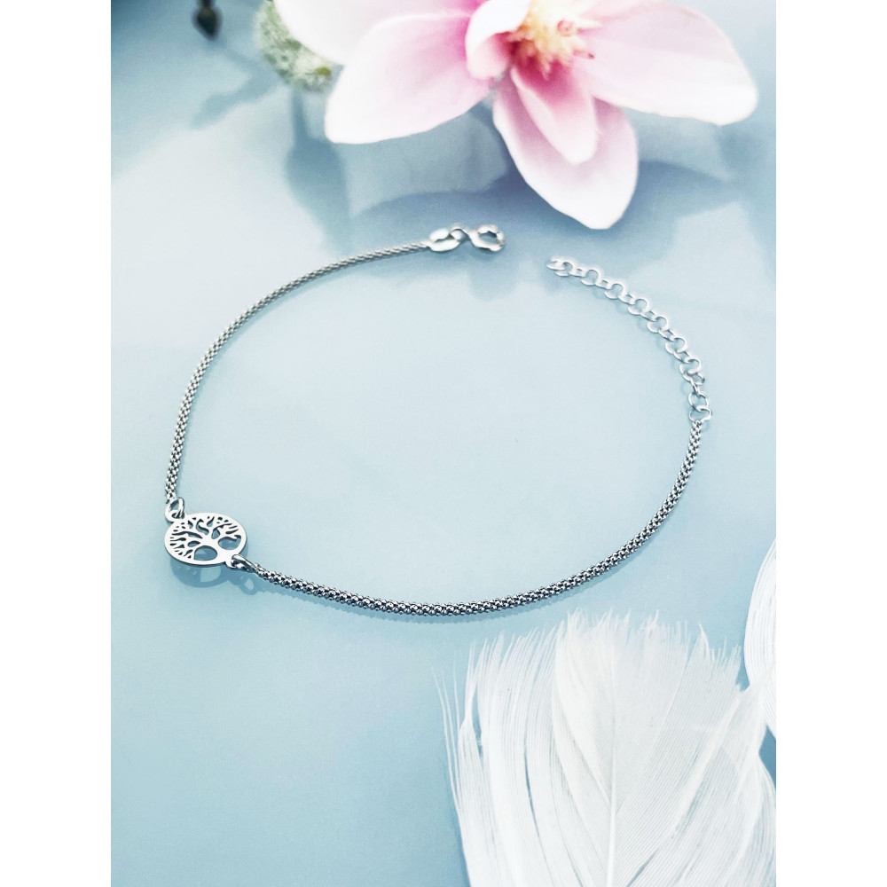 Baum Armband 925 Silber Damen Kinder