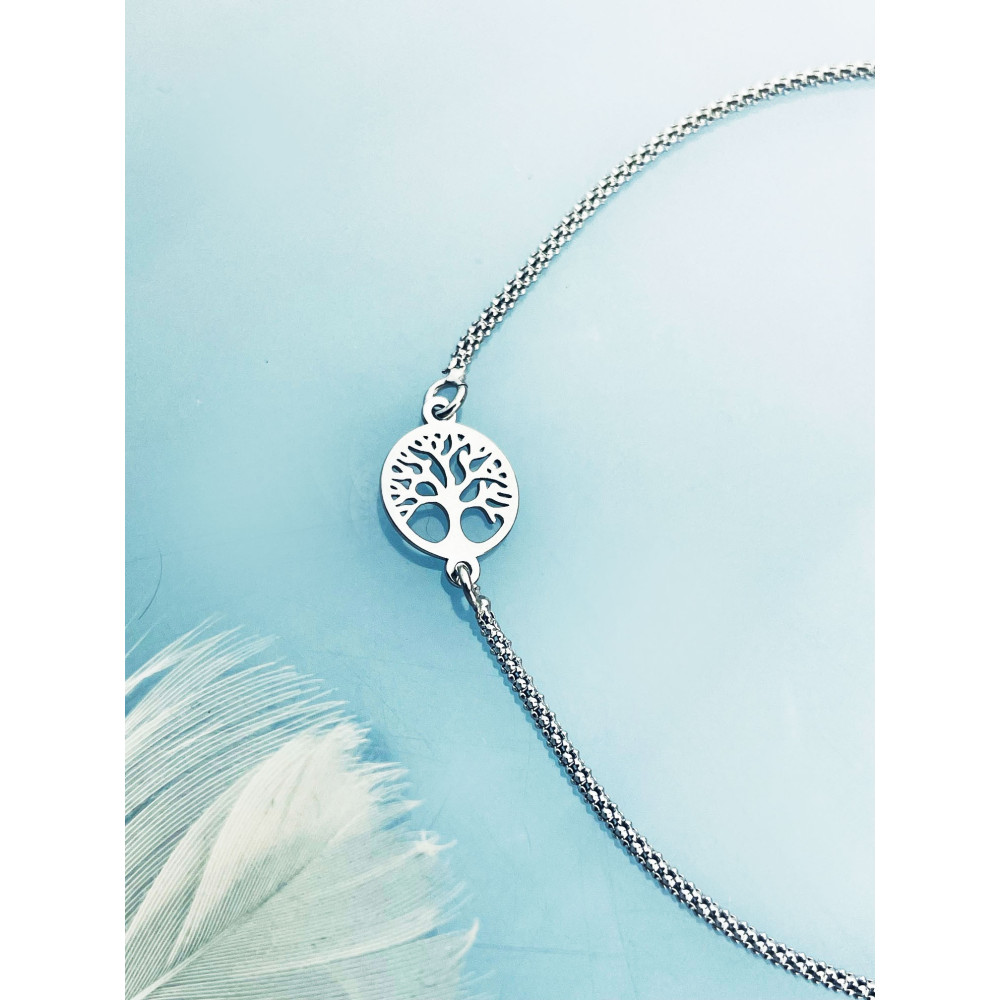 Baum Armband 925 Silber Damen Kinder