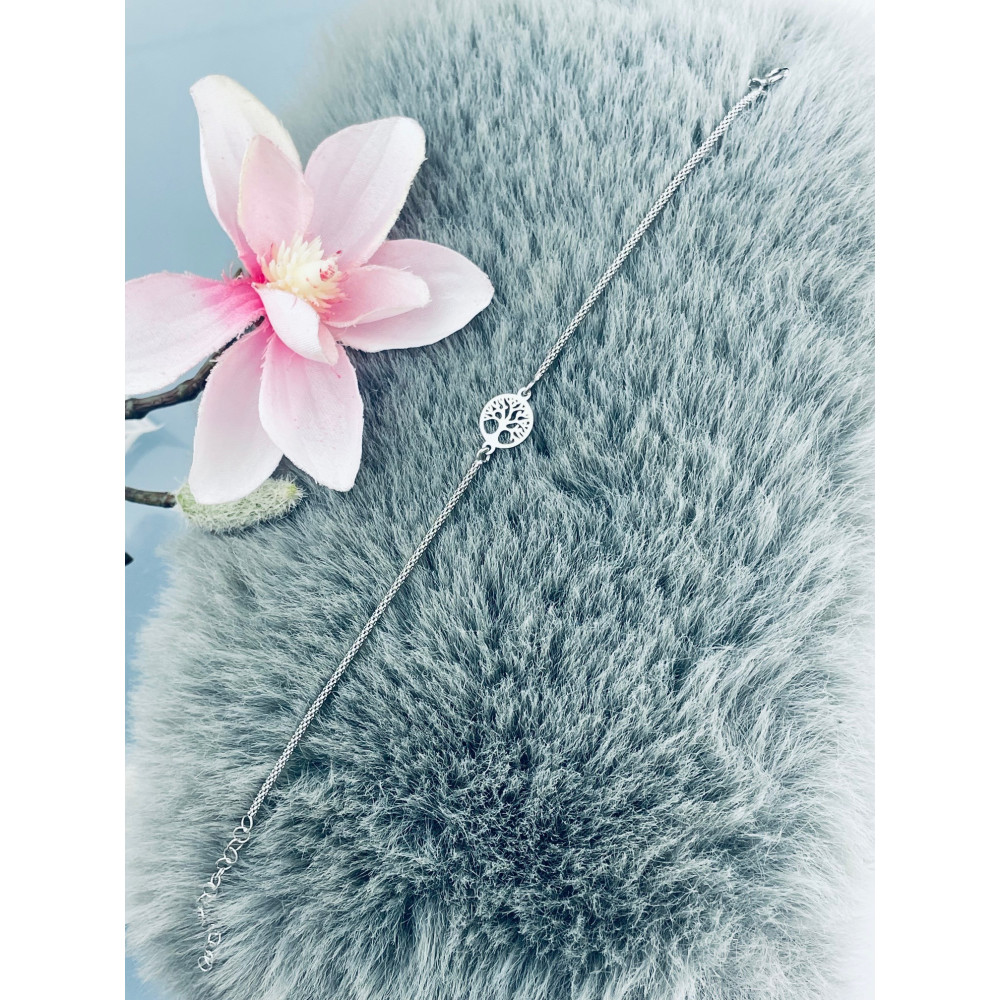 Baum Armband 925 Silber Damen Kinder