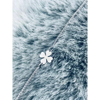 Kleeblatt Armband 925 Silber Damen Kinder