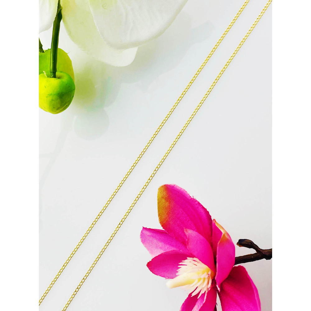 Goldkette Halskette Kette Panzerkette Collier Cuban Gelbgold 585er 14KT